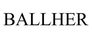 BALLHER
