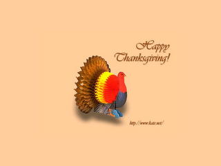 HAPPY THANKSGIVING! HTTP://WWW.KATE.NET/