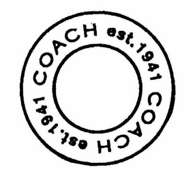 COACH EST. 1941