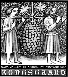 NAPA VALLEY CHARDONNAY VINTAGE 2005 KONGSGAARD