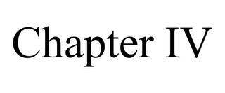 CHAPTER IV