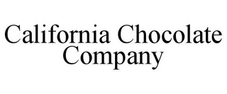 CALIFORNIA CHOCOLATE COMPANY