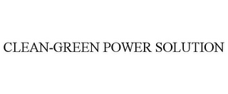 CLEAN-GREEN POWER SOLUTION