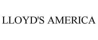 LLOYD'S AMERICA