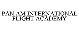 PAN AM INTERNATIONAL FLIGHT ACADEMY