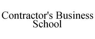 CONTRACTOR'S BUSINESS SCHOOL