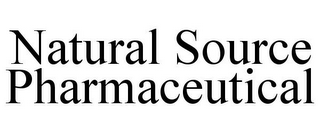 NATURAL SOURCE PHARMACEUTICAL