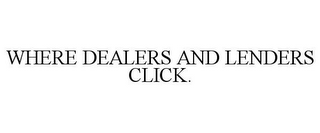 WHERE DEALERS AND LENDERS CLICK.