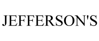 JEFFERSON'S