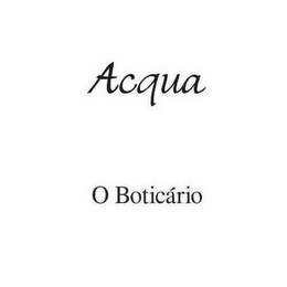 ACQUA O BOTICÁRIO