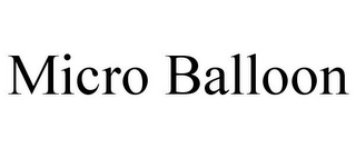 MICRO BALLOON