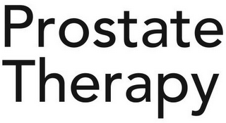 PROSTATE THERAPY