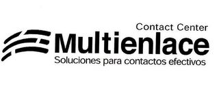 CONTACT CENTER MULTIENLACE SOLUCIONES PARA CONTACTOS EFECTIVOS