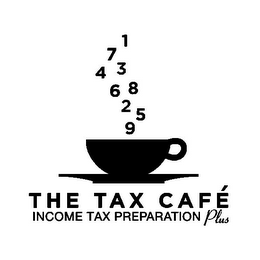 THE TAX CAFÉ INCOME TAX PREPARATION PLUS 1 7 4 3 6 8 2 9 5