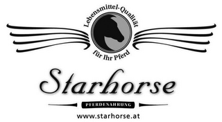 STARHORSE LEBENSMITTEL-QUALITÄT FÜR IHR PFERD PFERDENAHRUNG WWW.STARHORSE.AT