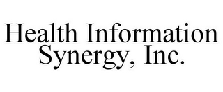 HEALTH INFORMATION SYNERGY, INC.