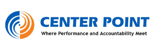 CP CENTER POINT WHERE PERFORMANCE AND ACCOUNTABILITY MEET