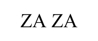 ZA ZA