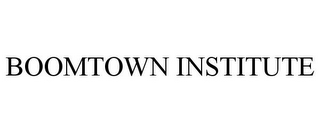 BOOMTOWN INSTITUTE