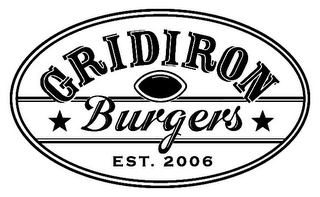 GRIDIRON BURGERS EST. 2006