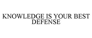 KNOWLEDGE IS YOUR BEST DEFENSE