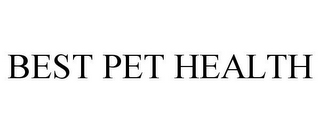 BEST PET HEALTH