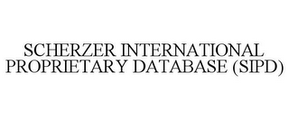 SCHERZER INTERNATIONAL PROPRIETARY DATABASE (SIPD)