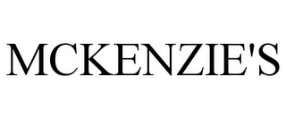 MCKENZIE'S