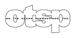 OTSP ON THE SCENE PRODUCTIONS, INC.