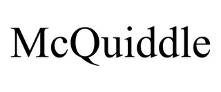 MCQUIDDLE