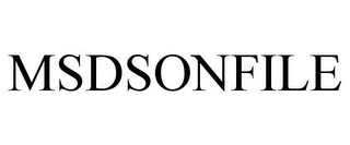 MSDSONFILE