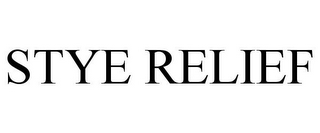 STYE RELIEF