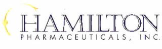 HAMILTON PHARMACEUTICALS, INC.