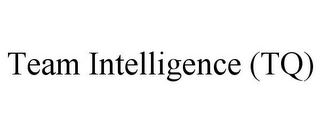 TEAM INTELLIGENCE (TQ)