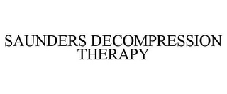 SAUNDERS DECOMPRESSION THERAPY