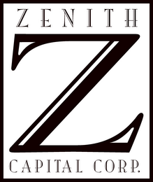 Z ZENITH CAPITAL CORPORATION