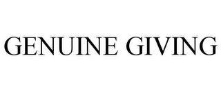 GENUINE GIVING