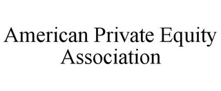 AMERICAN PRIVATE EQUITY ASSOCIATION