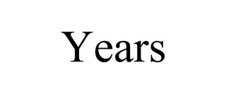 YEARS