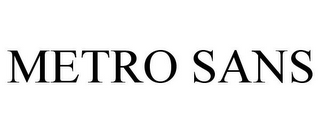 METRO SANS