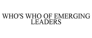 WHO'S WHO OF EMERGING LEADERS