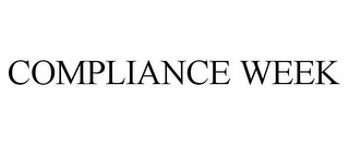 COMPLIANCE WEEK