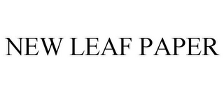 NEW LEAF PAPER