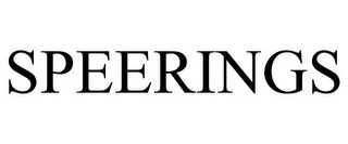 SPEERINGS