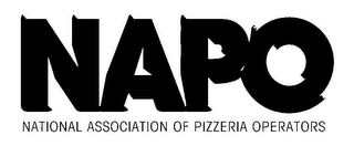 NAPO NATIONAL ASSOCIATION OF PIZZERIA OPERATORS