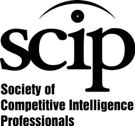 SCIP SOCIETY OF COMPETITIVE INTELLIGENCE PROFESSIONALS