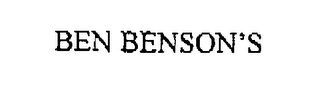 BEN BENSON'S