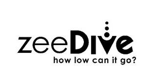 ZEEDIVE HOW LOW CAN IT GO?