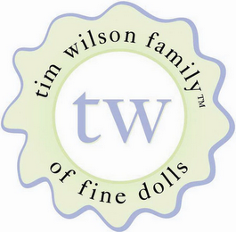 TW TIM WILSON FAMILY OF FINE DOLLS TW