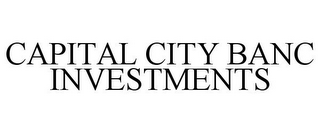 CAPITAL CITY BANC INVESTMENTS